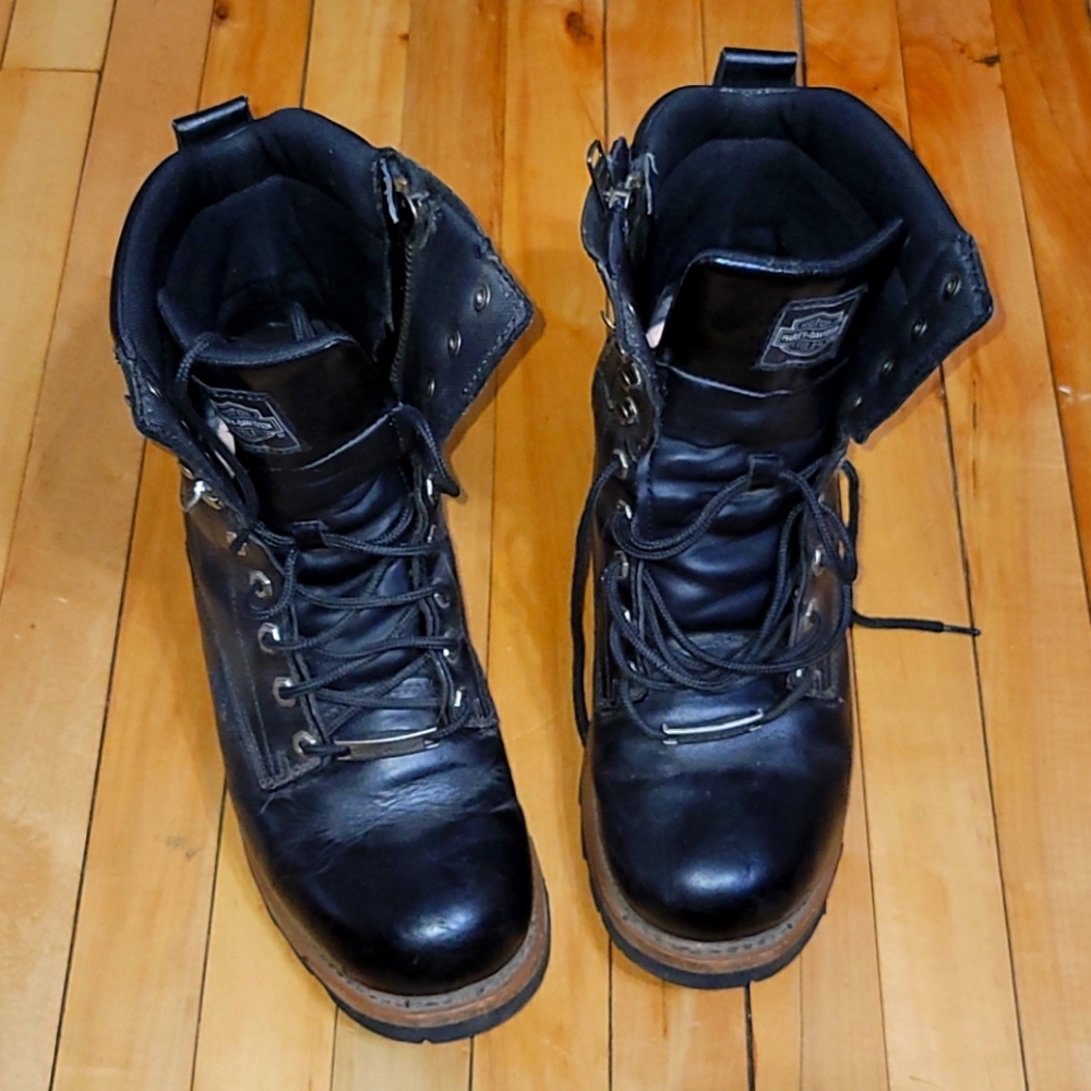 Harley Davidson Tyson Black mid cut boot 😊 👢